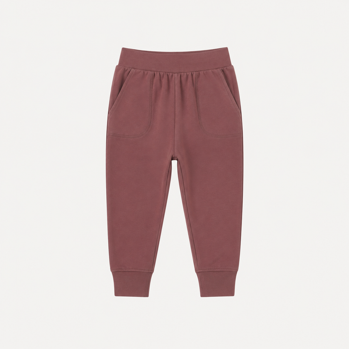 PREORDER slim sport jogger | apple butter | organic cotton interlock