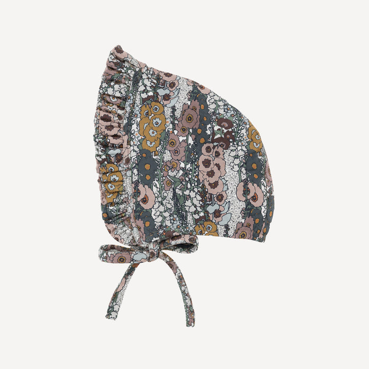 PREORDER small ruffle bonnet | hollyhock | bamboo