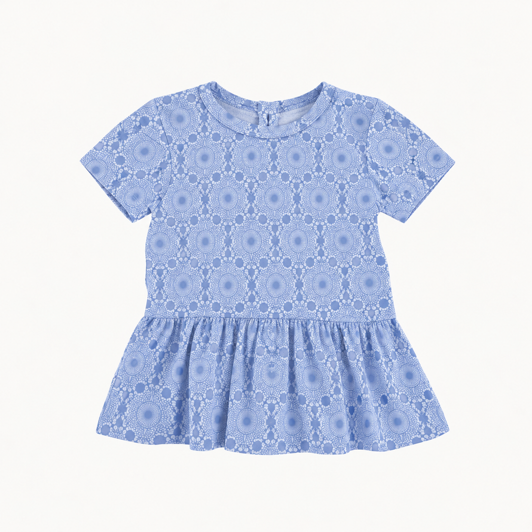 PREORDER short sleeve kate top | nairobi lace | modal