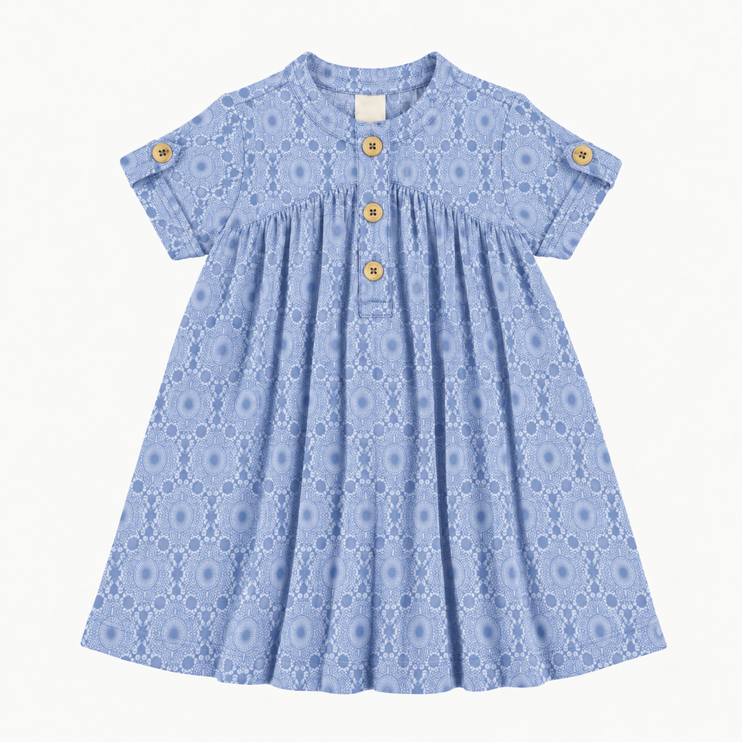 PREORDER short sleeve library dress | nairobi lace | modal
