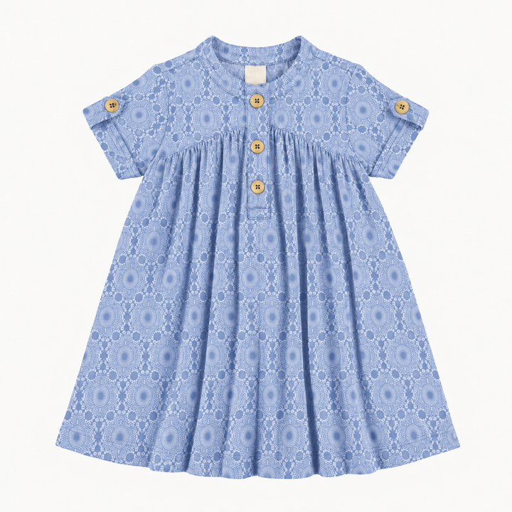 PREORDER short sleeve library dress | nairobi lace | modal