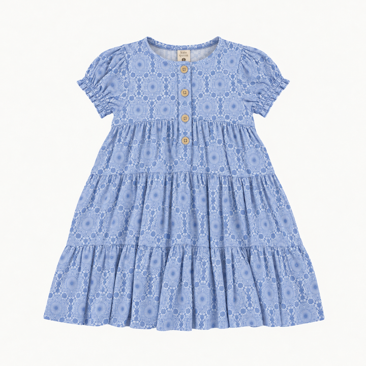 PREORDER tween short sleeve prairie dress | nairobi lace | modal