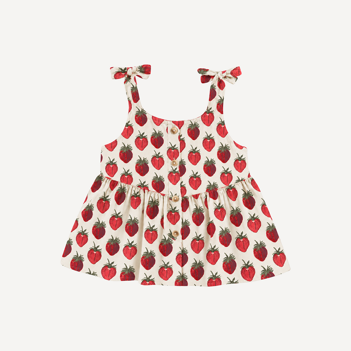 PREORDER emma spaghetti top | strawberry | modal