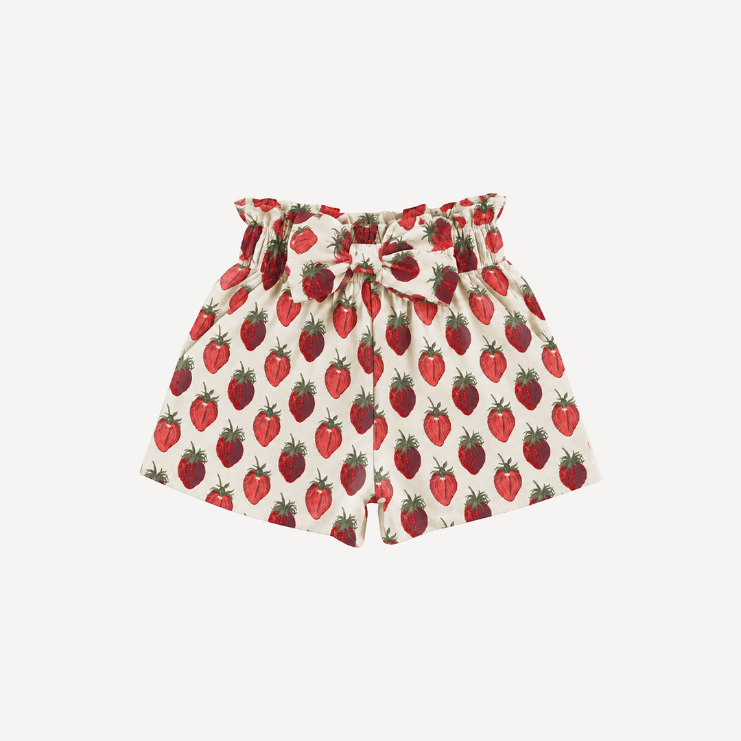 PREORDER paper bag short | strawberry | modal