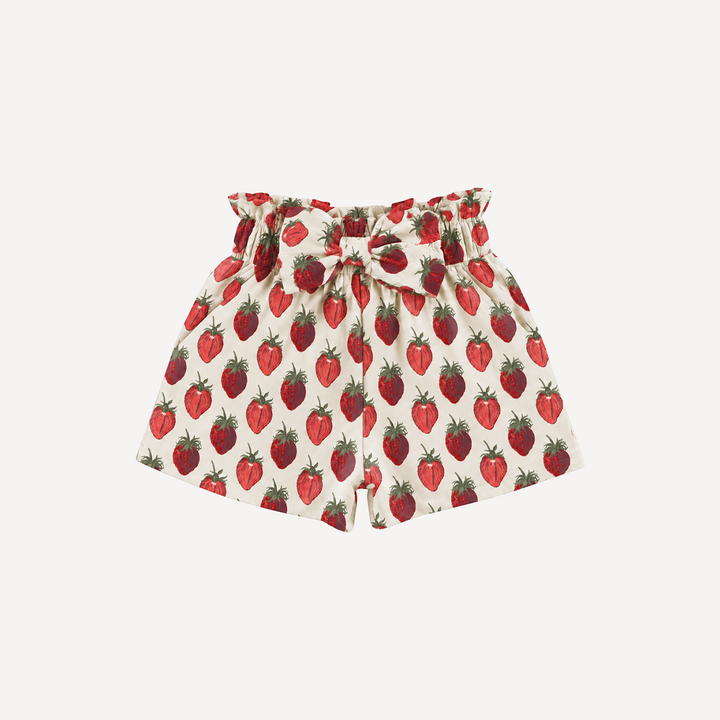 PREORDER paper bag short | strawberry | modal