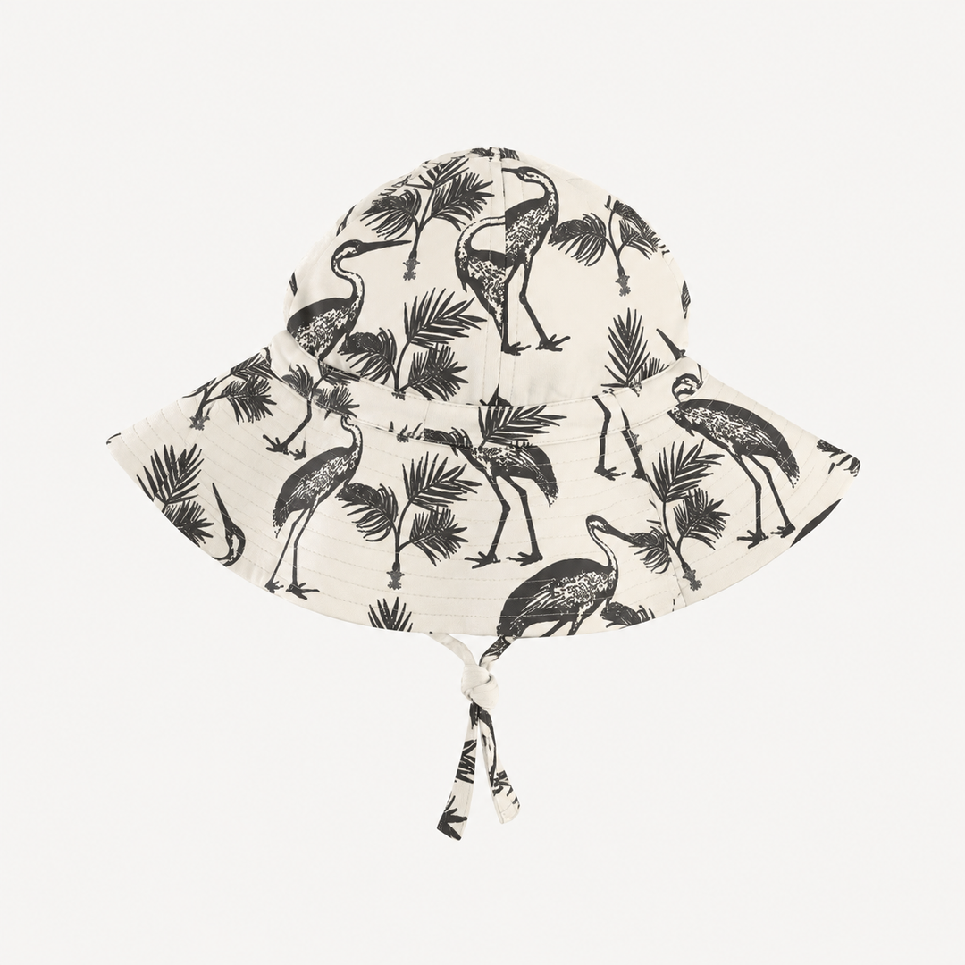 PREORDER button sun hat | crane + palm | modal