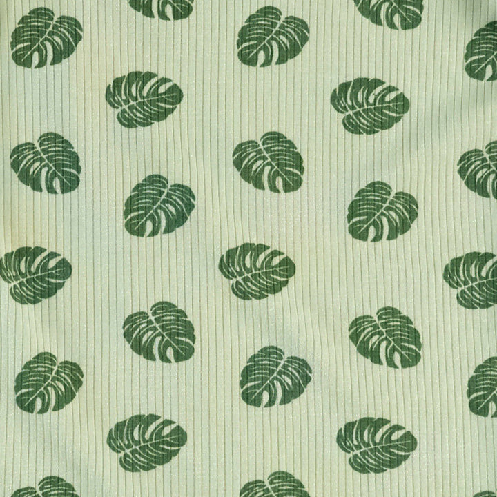 lettuce spaghetti tank + bloomer set | tiny monstera | modal skinny rib