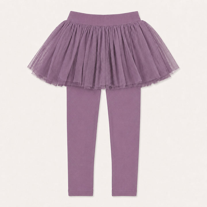 PREORDER tulle legging | valarian | organic cotton interlock