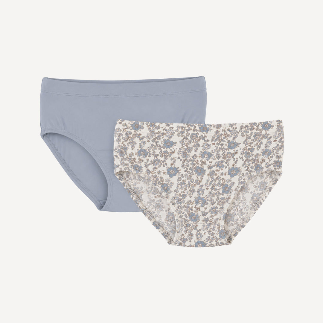 PREORDER underwear set of 2 | cornflower ditsy | bamboo