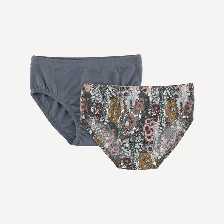 PREORDER underwear set of 2 | hollyhock | bamboo