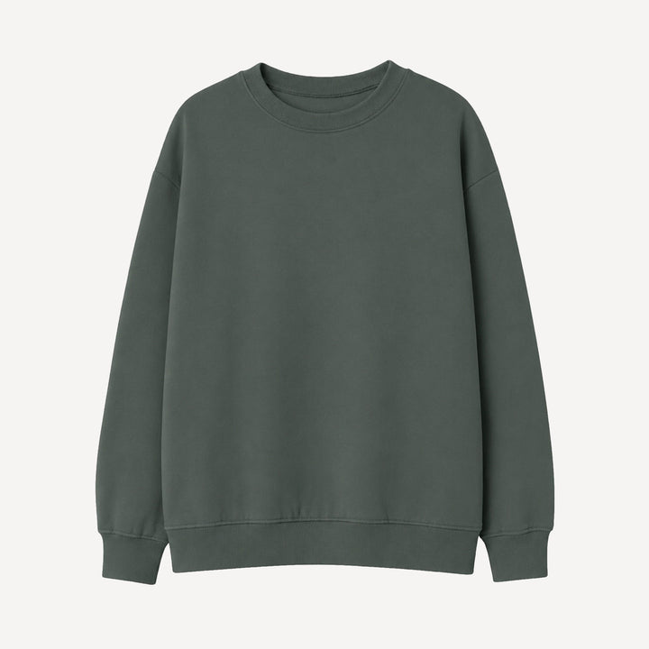 PREORDER womens oversized sweatshirt | forest | bamboo