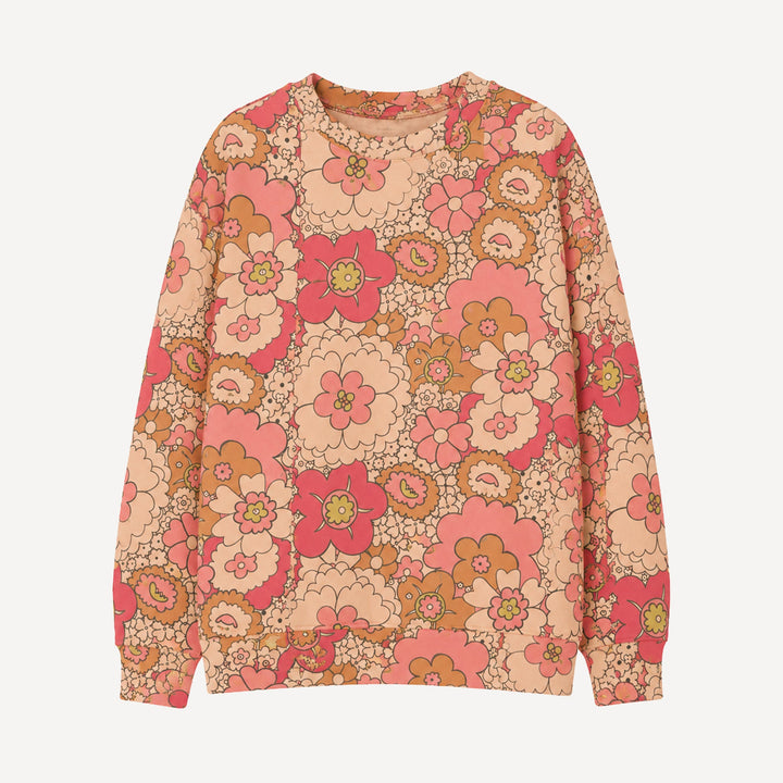 PREORDER womens oversized sweatshirt | mod 60s burst | bamboo