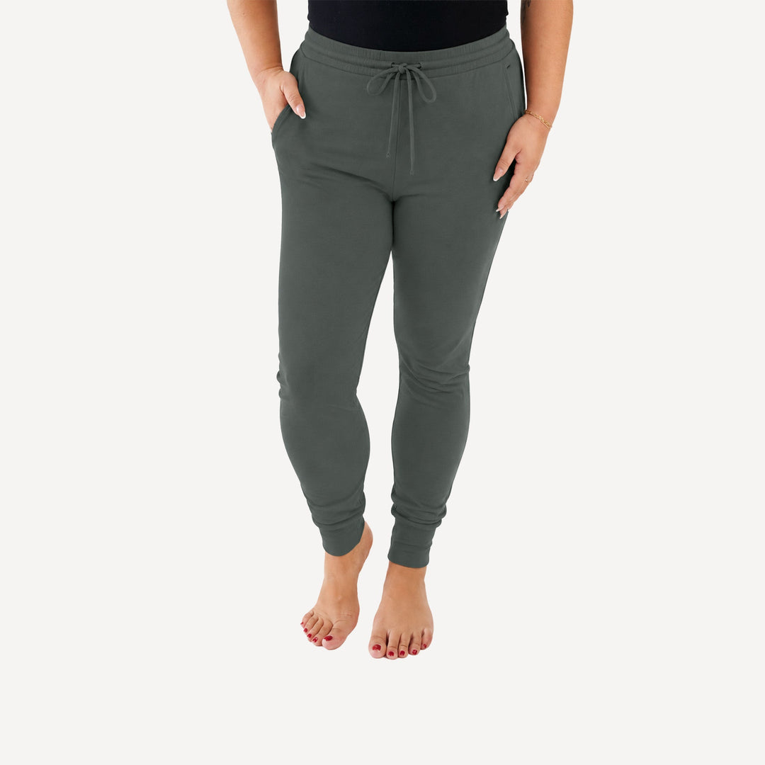 PREORDER womens skinny jogger | forest | bamboo