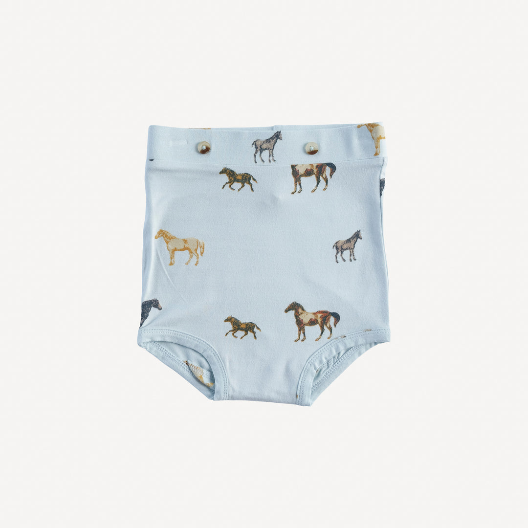 button bloomer | country horse | bamboo