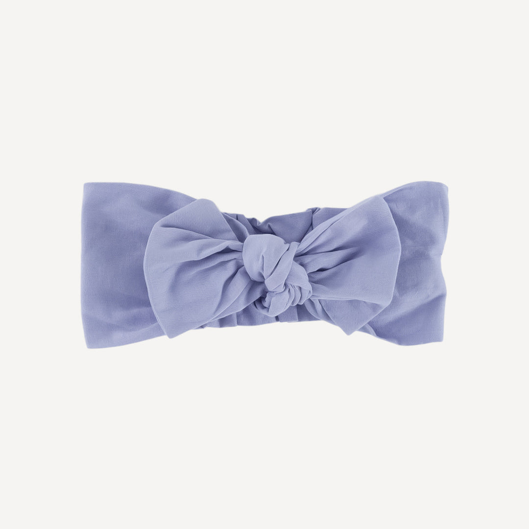 elastic head bow | thistle | organic cotton woven