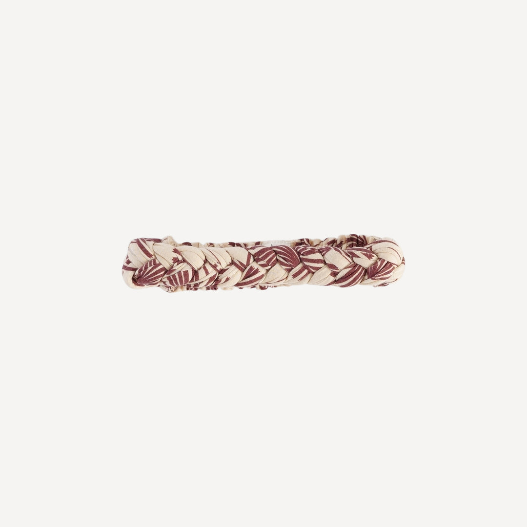 stretchy braided headband | mellow geo palm | bamboo