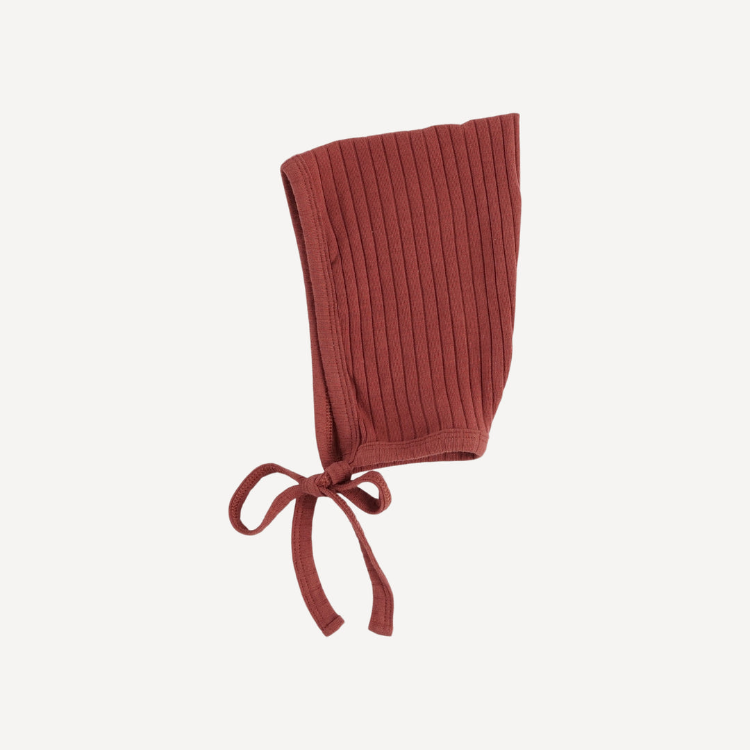 elf hat | redwood | organic cotton stretchy rib