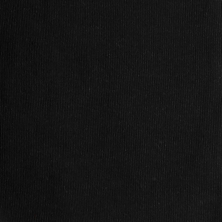 long sleeve essential skinny hoodie | black | organic cotton skinny rib
