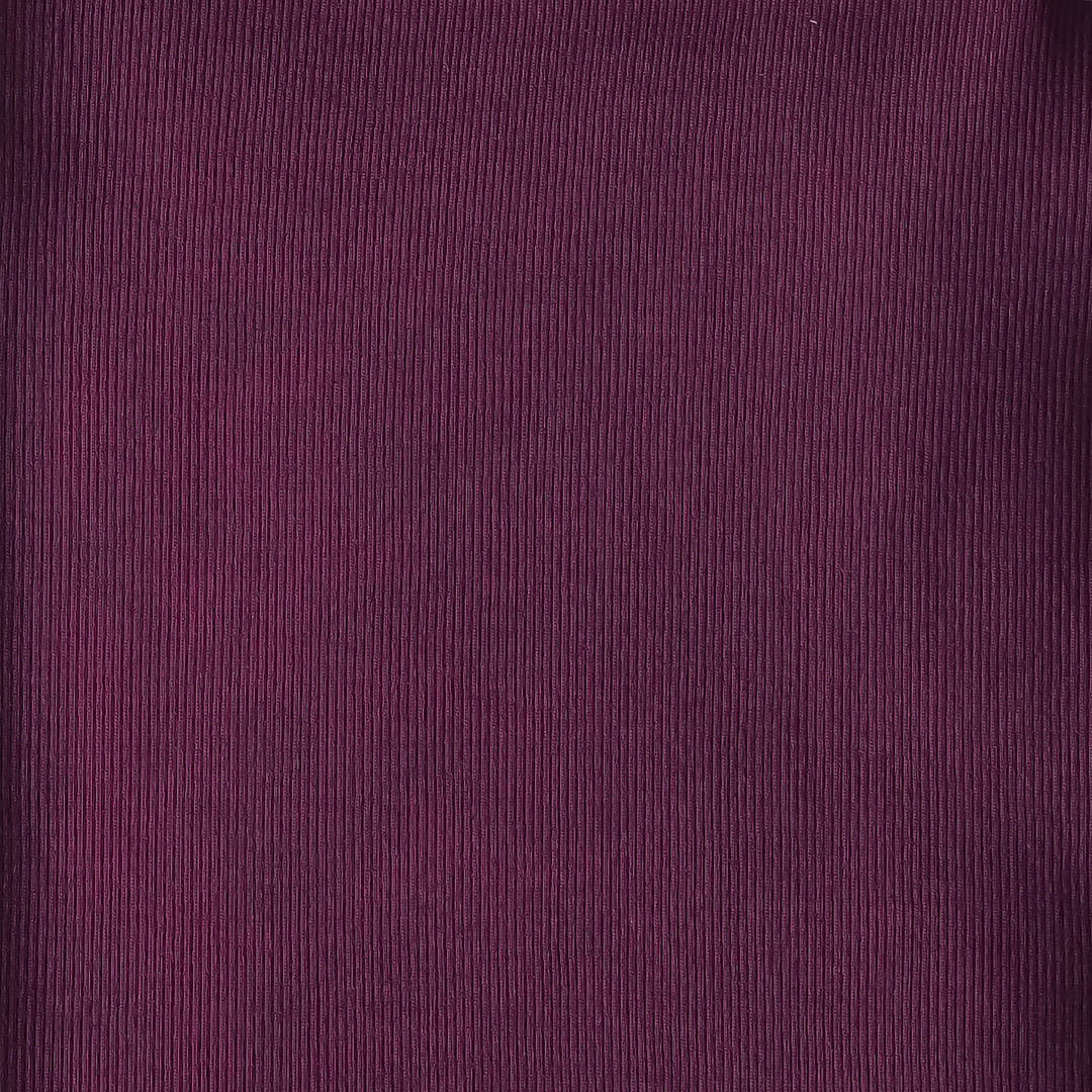 tie booties | deep violet | organic cotton skinny rib
