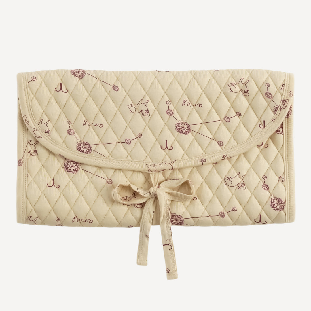 quilted changing pad | aries | bamboo