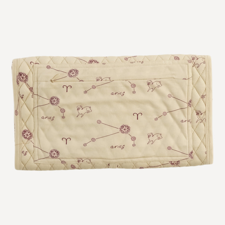 quilted changing pad | aries | bamboo