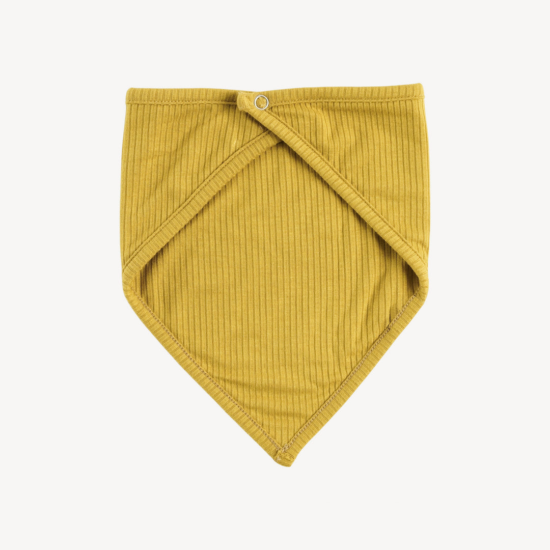 bandana bib | golden | modal rib