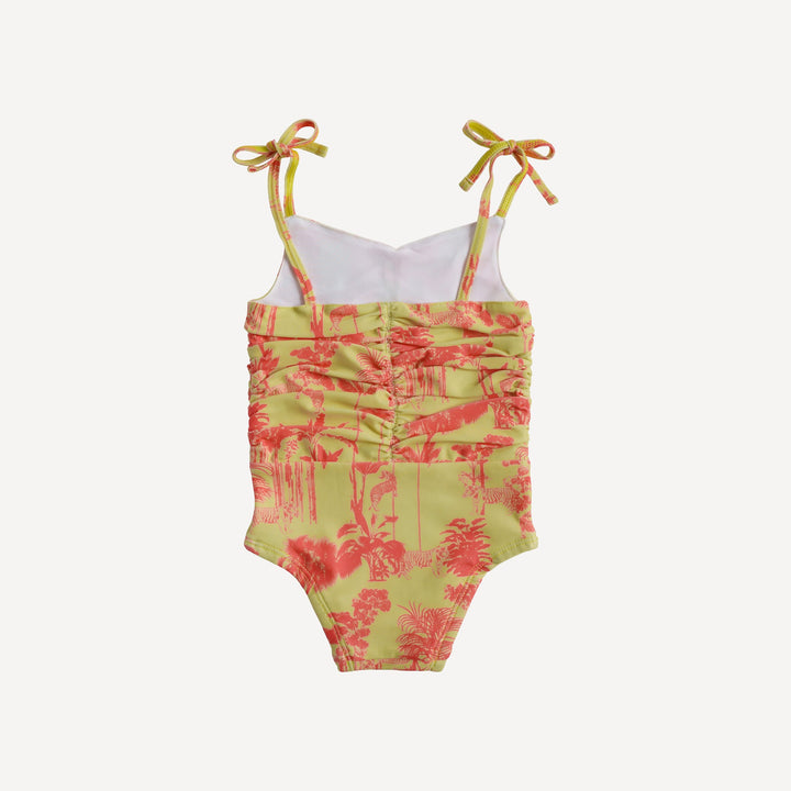 rouched one piece swimsuit | jungle party | swim