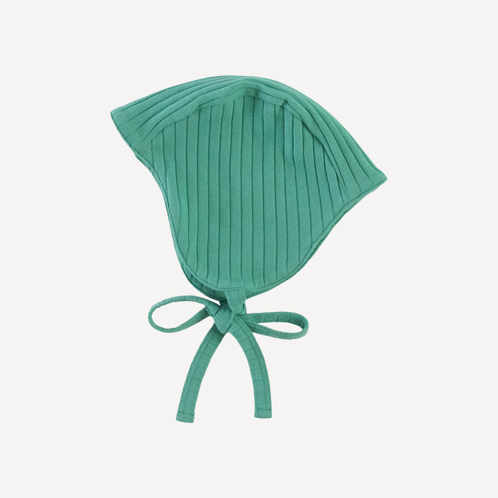 flight hat | malachite | organic cotton wide rib