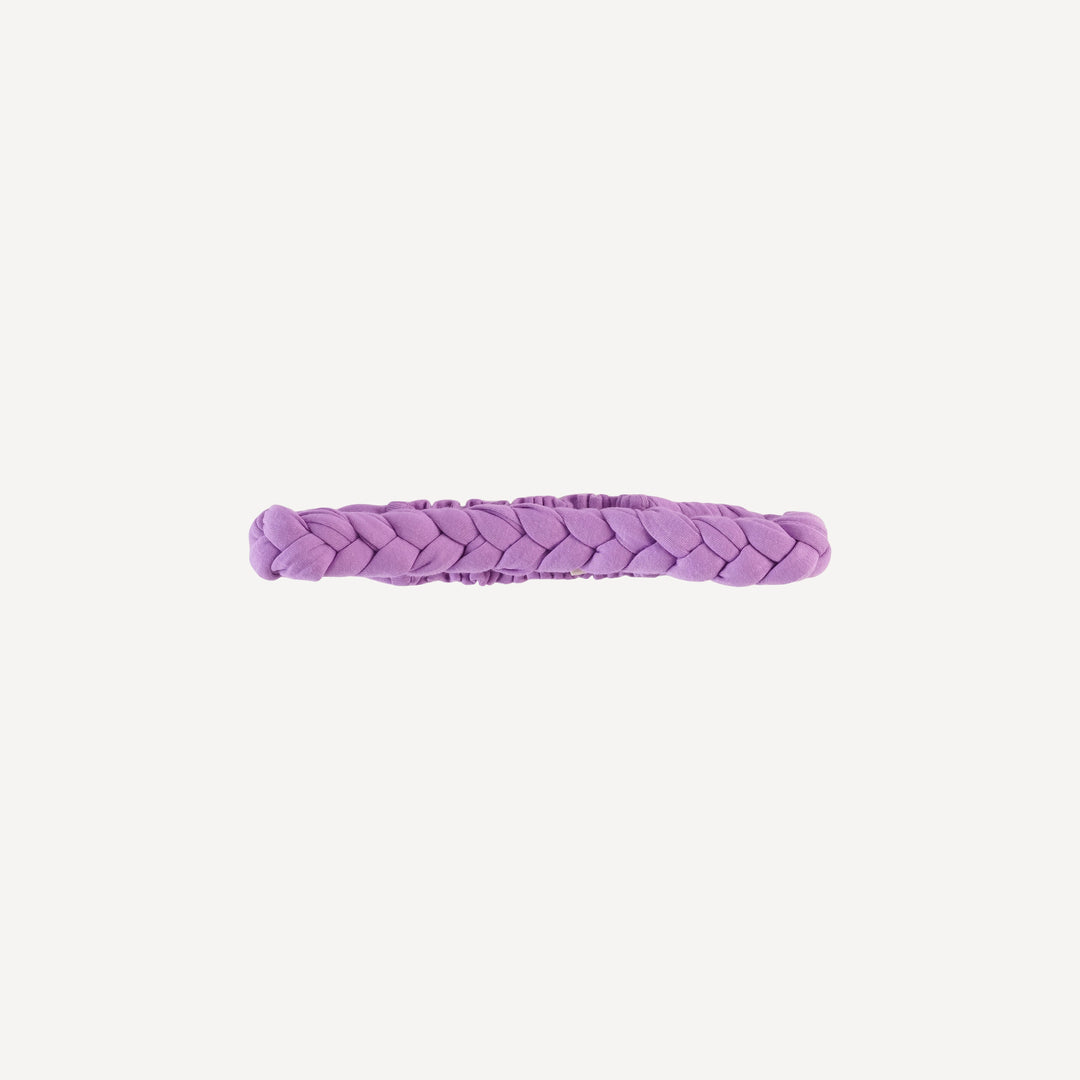skinny braided headband | vivid violet | bamboo