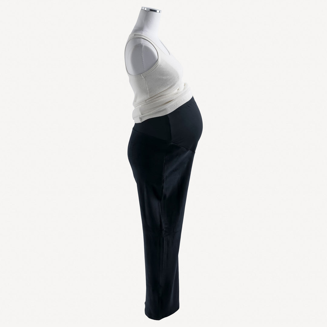 Black maternity leggings - Organic